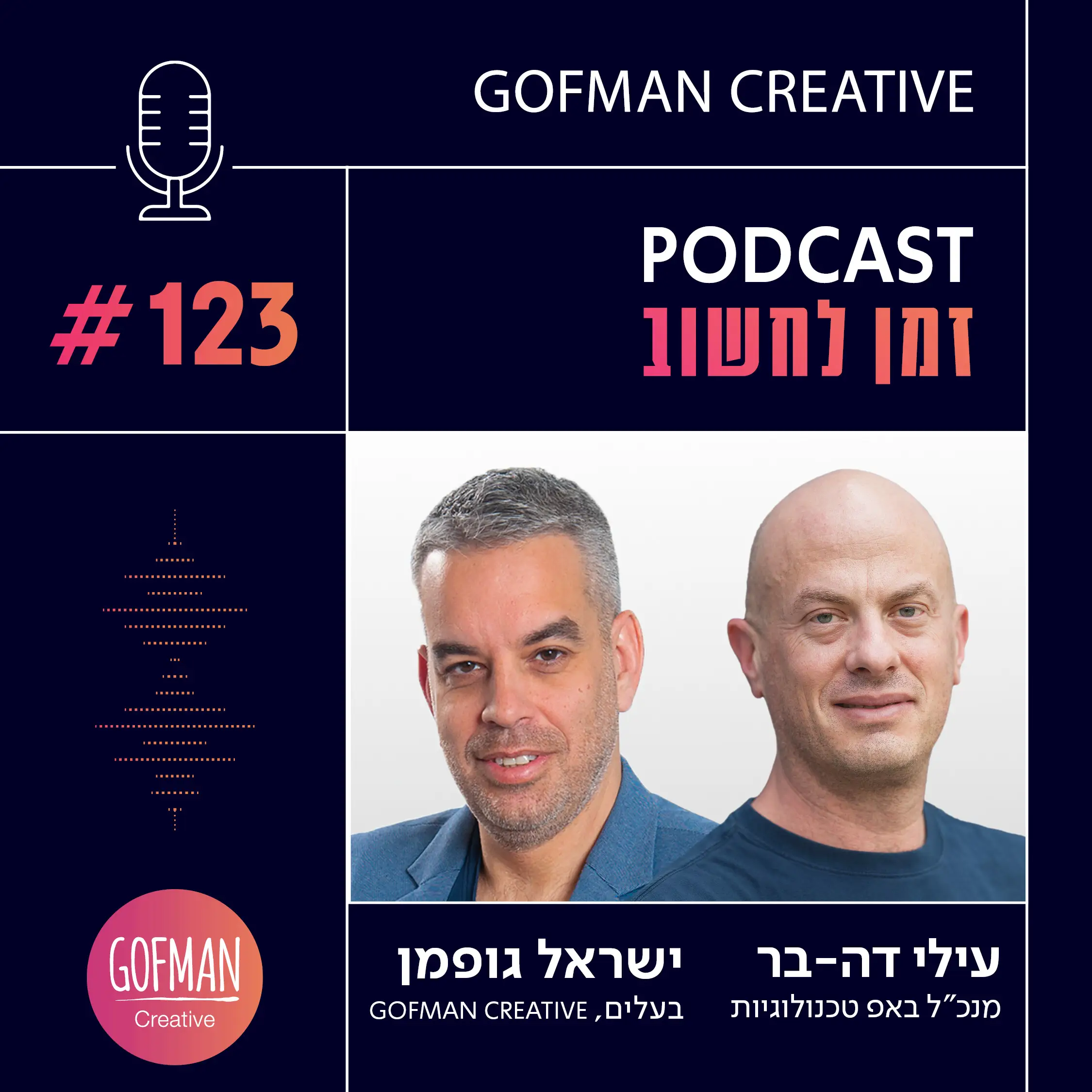 'זמן לחשוב' | ישראל גופמן ועילי דה-בר | #123"התוכן הוא המלך"- מה הטרנדים הבולטים שנראה בשנים הקרובות בתעשיית הגיימינג?ישראל גופמן ועילי דה-בר משוחחים בפרק זה על המנגנונים הפסיכולוגיים שגורמים לנו להתמכר למשחקי וידאו, ואיך בכלל אנחנו בוחרים אותם. בנוסף, מתייחסים לסיבות שאנשים משחקים בכלל, מה יש במשחק שמושך אנשים. עילי מתייחס להיבט המונטיזציה של תעשייה זו, המגלגלת מאות מליארדים בשנה, ואיך בעצם משחקים עושים כסף.הקליקו להאזנה לפרק המלא > >